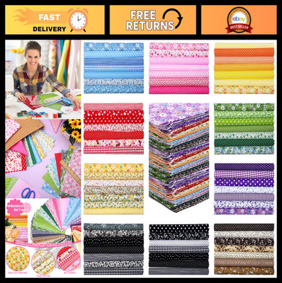 70 Pcs 10x10 Inch Cotton Fabric Squares - Assorted Quilting & Sewing Bundles, Fl