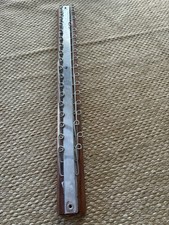 Mid-Century Dante American Walnut 36 Hook Tie Rack Organizer Made in USA VTG