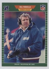 1989 Pro Set Bill Parcells #293 HOF e9y