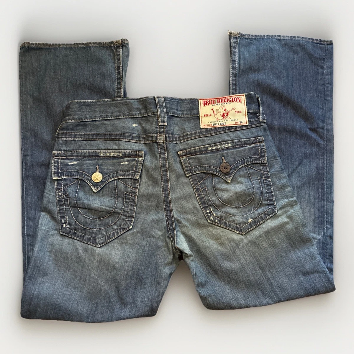 True Religion True Religion男式比利牛仔裤| eBay