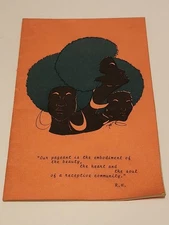 Vintage Stockton CA. Black Beauty Pageant Official Program 1974