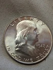 1948  Franklin Half Dollar Gem BU Beautiful Luster!