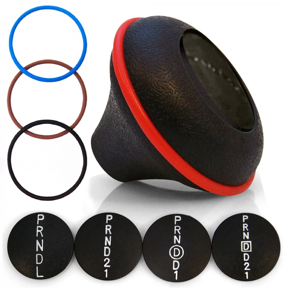 Kit de palanca de cambios de transmisión pulsador con 6 brazos cromados para Ford C4 Foto 3 de 4