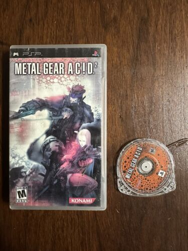 Metal Gear Acid 2 - Sony Playstation jeu vidéo portable PSP pas de manuel - Photo 1/10