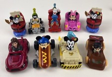 McDonalds Mickey Mouse Happy Meal Toys 9 Disney Cars Mickey Minnie Goofy Pluto