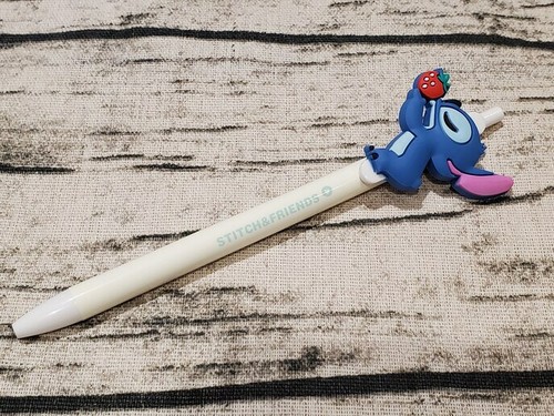 2x Disney Stitch Pens Friends Blue Ink Movie Gift 3D Puppet Doll Cute Strawberry - 第 11/23 張圖片