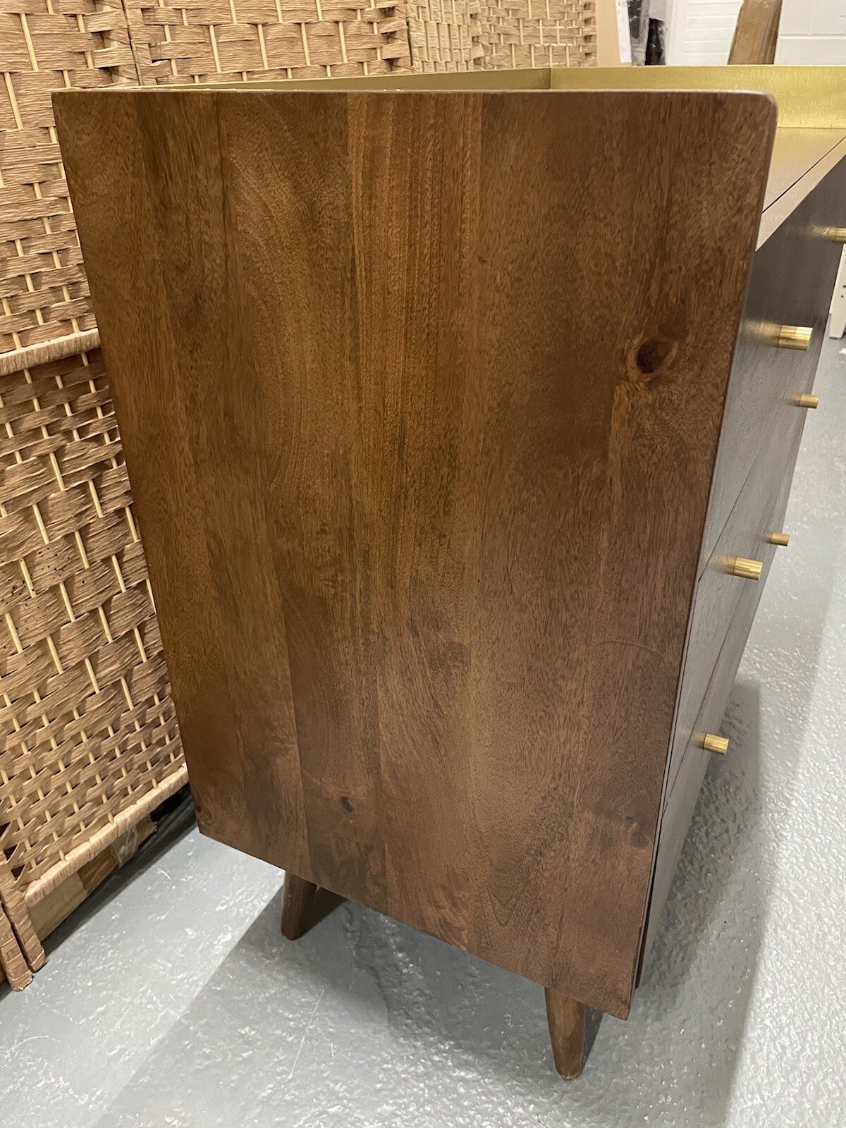 Swoon Fresco Chest Of Drawers, Brown & Brass RRP499 eBay