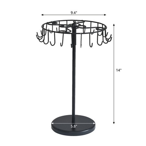 NEW Rotating Necklace Rack, Bracelet Rack, Jewelry Tree - Black | eBay