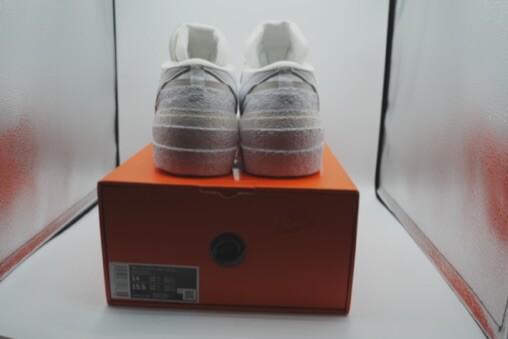 SACAI X NIKE SACAI X BLAZER BASSO 'WHITE PATENT' Taglia 14 dm6443 100