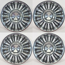 1967 Ford Fairlane 613 14 Hubcaps Wheel Covers Oem C70z1130b Used Set4