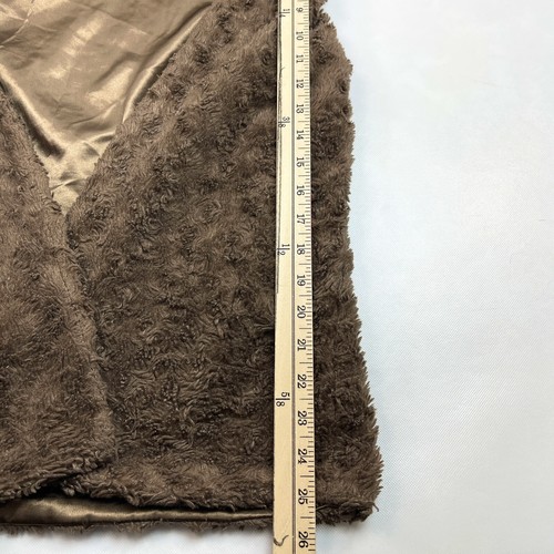 Forever 21 Old Model Hoodie Vest Cardigan Fleece Jacket Teddy Bear Fur Size S - Picture 5 of 13