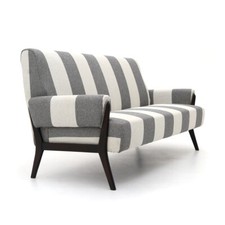 Divano 3 posti con struttura in legno, anni ’50, sofa, vintage, italian design