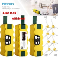 Replacement R3 Battery +Brush For iRobot Roomba 500 600 700 800 900 595 780 960