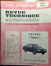 Revue technique Talbot TAGORA