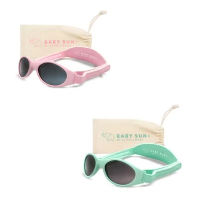 SCHALLWERK ® Baby Sun+ Hochwertige Baby Sonnenbrille für Kinder von 6-36 Monaten