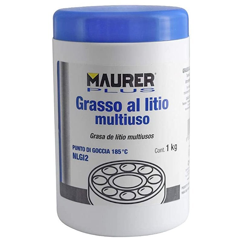 GRASA SUAVE LITIO MULTIUSOS NLGI2 PROFESIONAL USO REPELENTE AL AGUA KG 1 (13839)