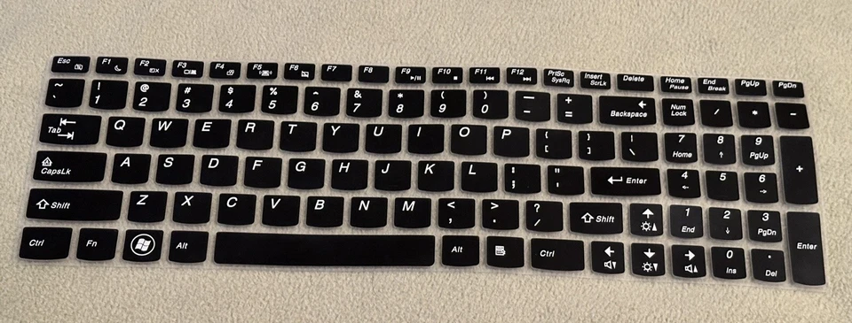 Protector de cubierta de teclado para LENOVO Z70 Z70-80 NEGRO NUEVO Foto 2 de 3