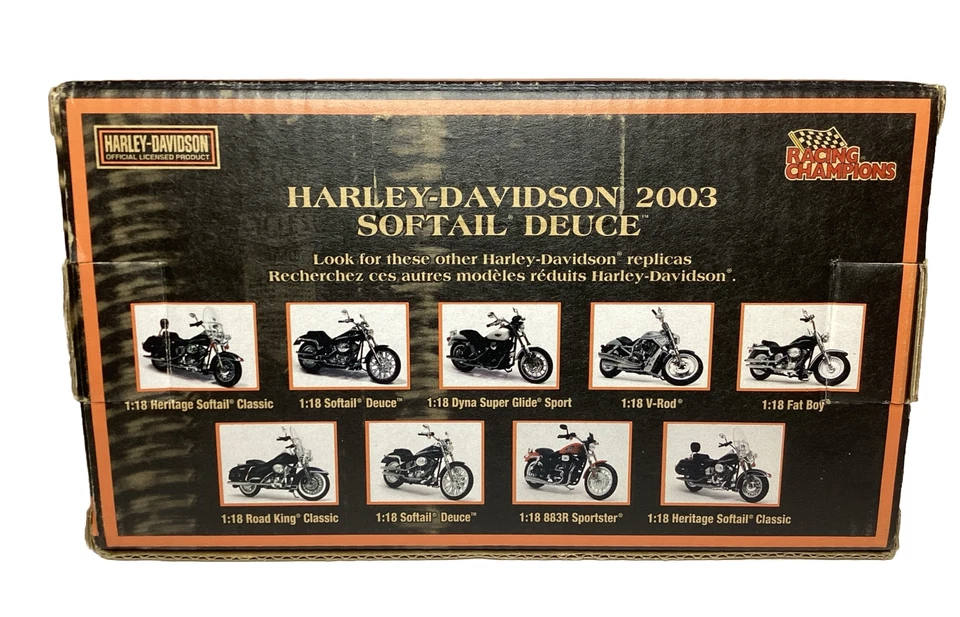 Harley-Davidson Softail Deuce 2003 American Muscle escala 1:18 ERTL Foto 4 de 4