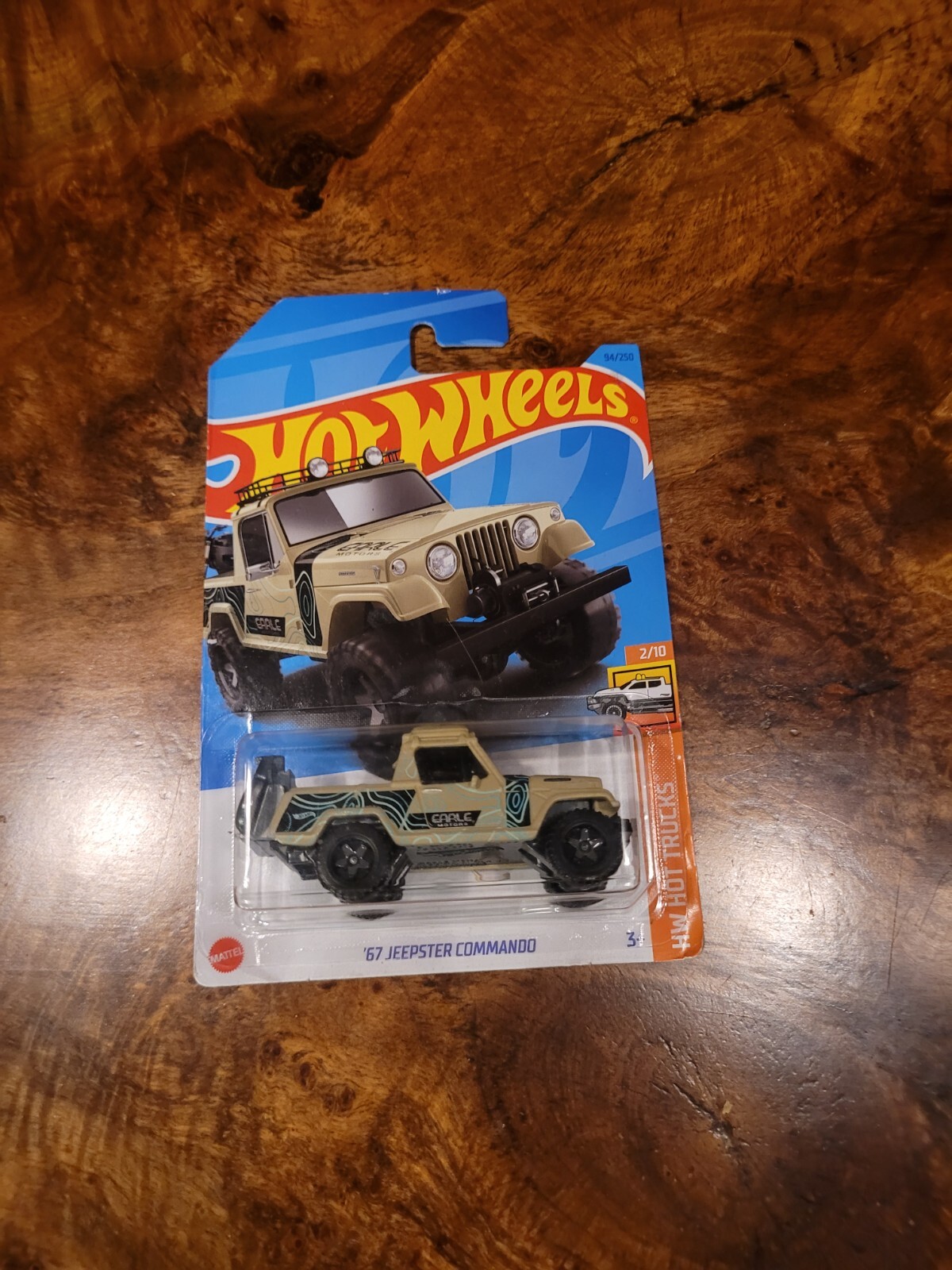 Hot Wheels Paint Drip Error 2023 67 Jeepster Commando with paint chip