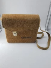 Ranchero Camera BAG RARE VTG Genuine Cowhide Made In USA R-600