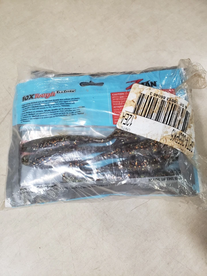 Lote de 12 señuelos Z-Man perfumados PaddlerZ 4 pulgadas cuerpo suave cola paleta swimbait 5 un. Foto 3 de 4