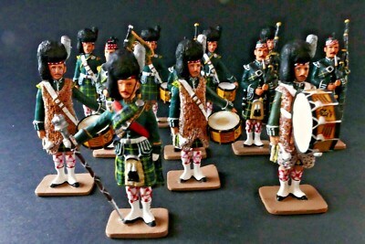 12 Figurines King & Country Gordon Highlanders Band - GH01 / GHB - Collection