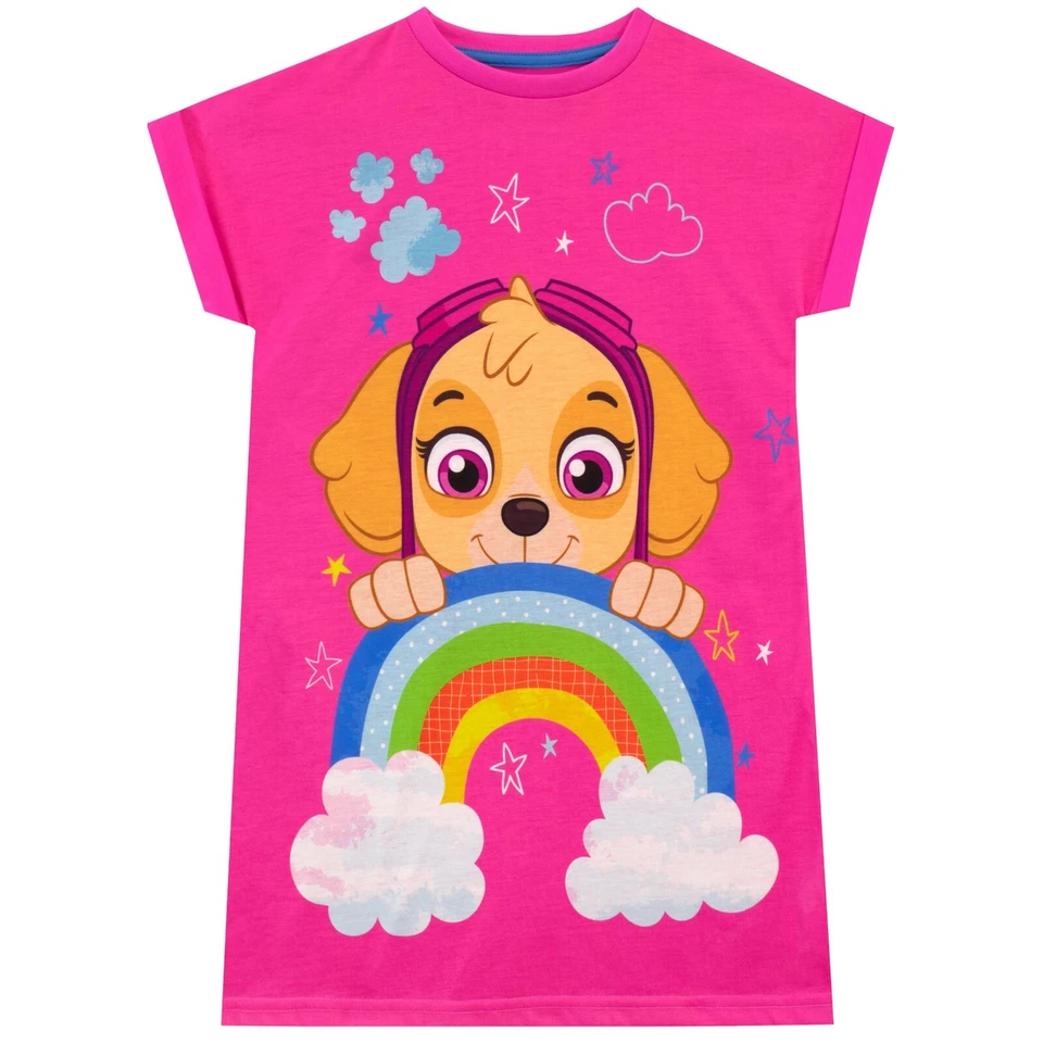 Paw Patrol Nightdress Baby Kids Girls 18 24 Months 2 3 4 5 6 7 8 Years Nightie
