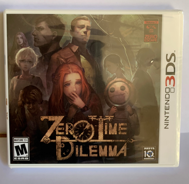 Zero Time Dilemma (Nintendo 3DS, 2016); Includes Game and