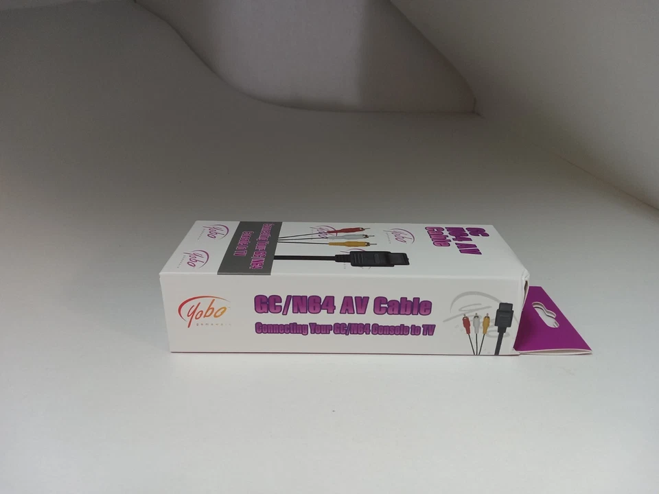 NEW BOXED HIGH QUALITY NINTENDO 64 N64 GAMECUBE SNES SUPER NINTENDO AV CABLE 42M - Image 3 of 4