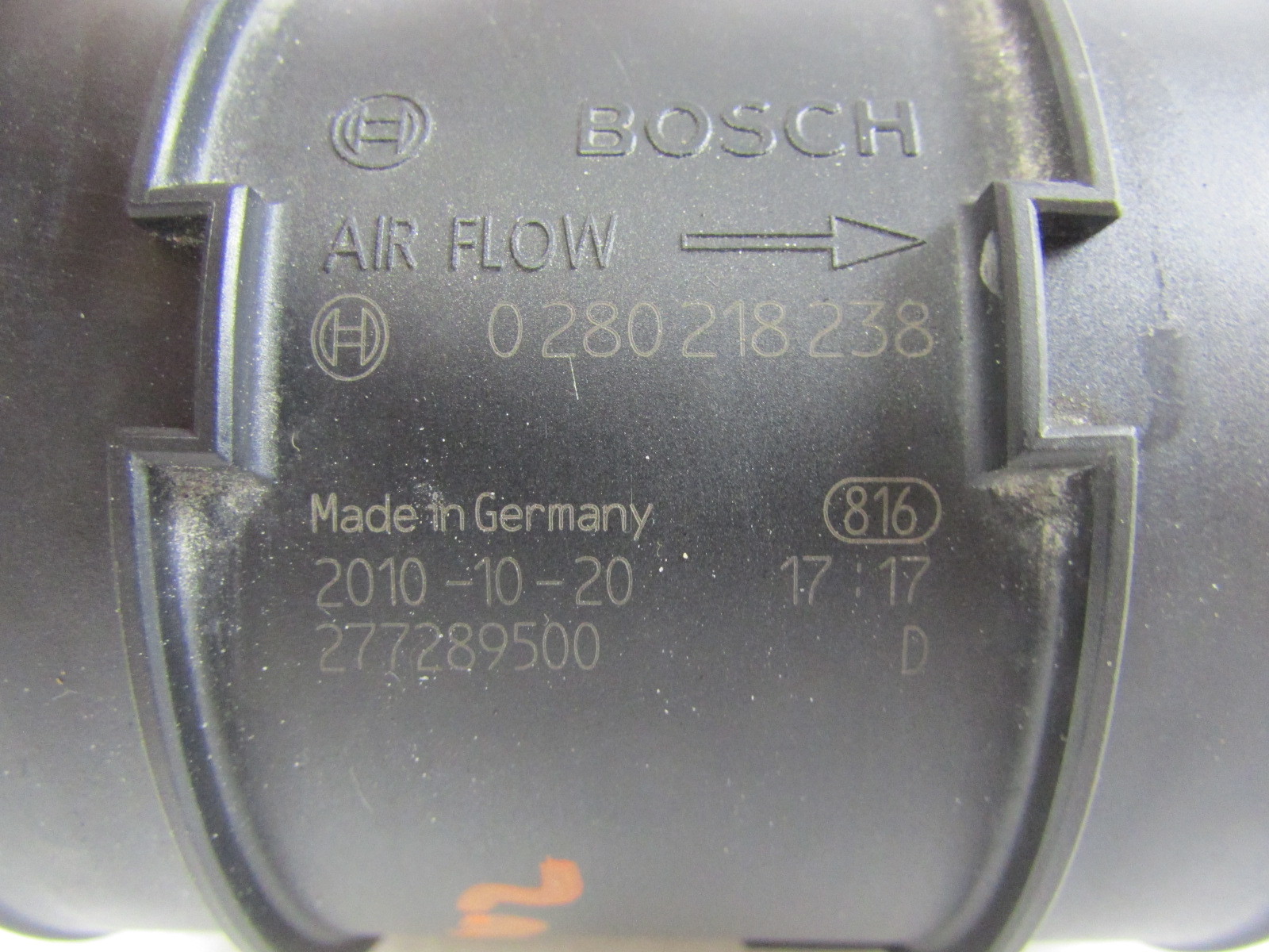 Ferrari California, Air Flow Meter, Used, P/N 228396