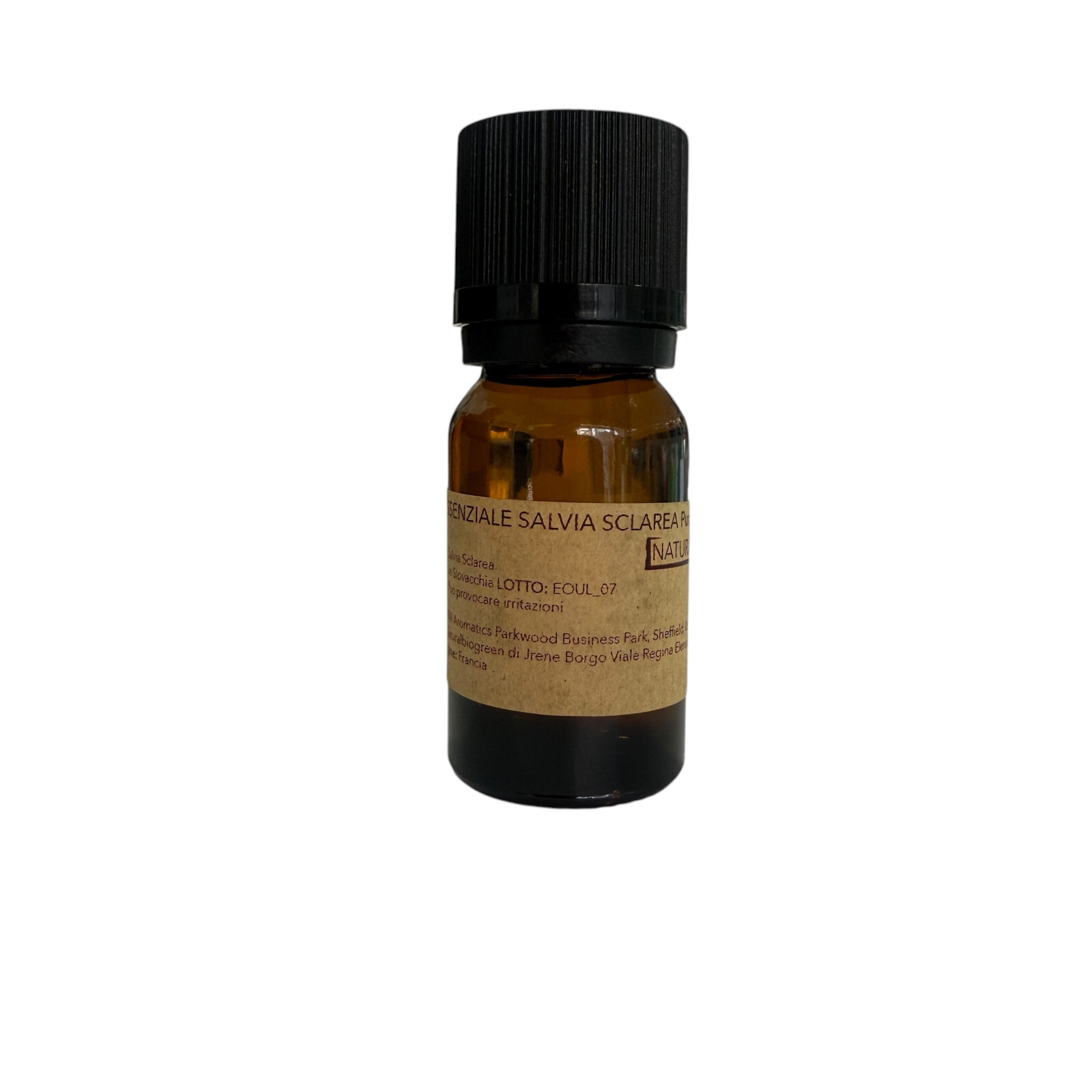 Naturalbiogreen Olio Essenziale di Salvia Sclarea Puro 100% 10 ml