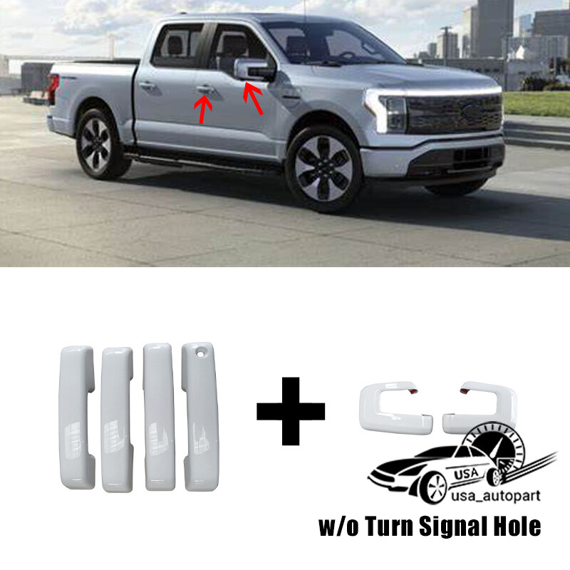 For 20212024 Ford F150 Door Handle COVERS (No PSK No SKH) + Mirror