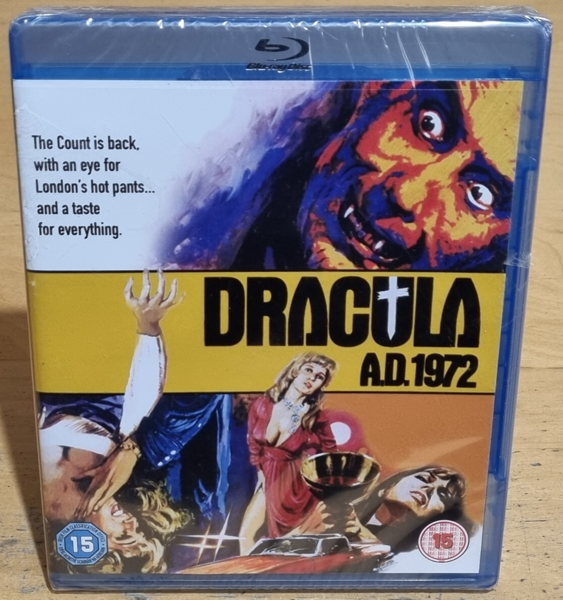 Dracula A.D. 1972 Blu-Ray Hammer - Christopher Lee, Peter Cushing New & Sealed