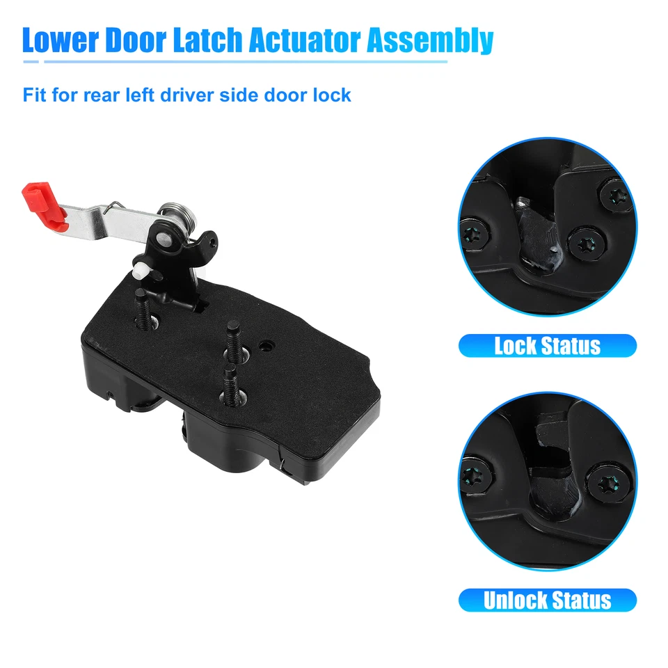 Paquete (1) Actuador de bloqueo de puerta trasera izquierda para Dodge para Ram 1500 1998-2002 55275101 Foto 3 de 4