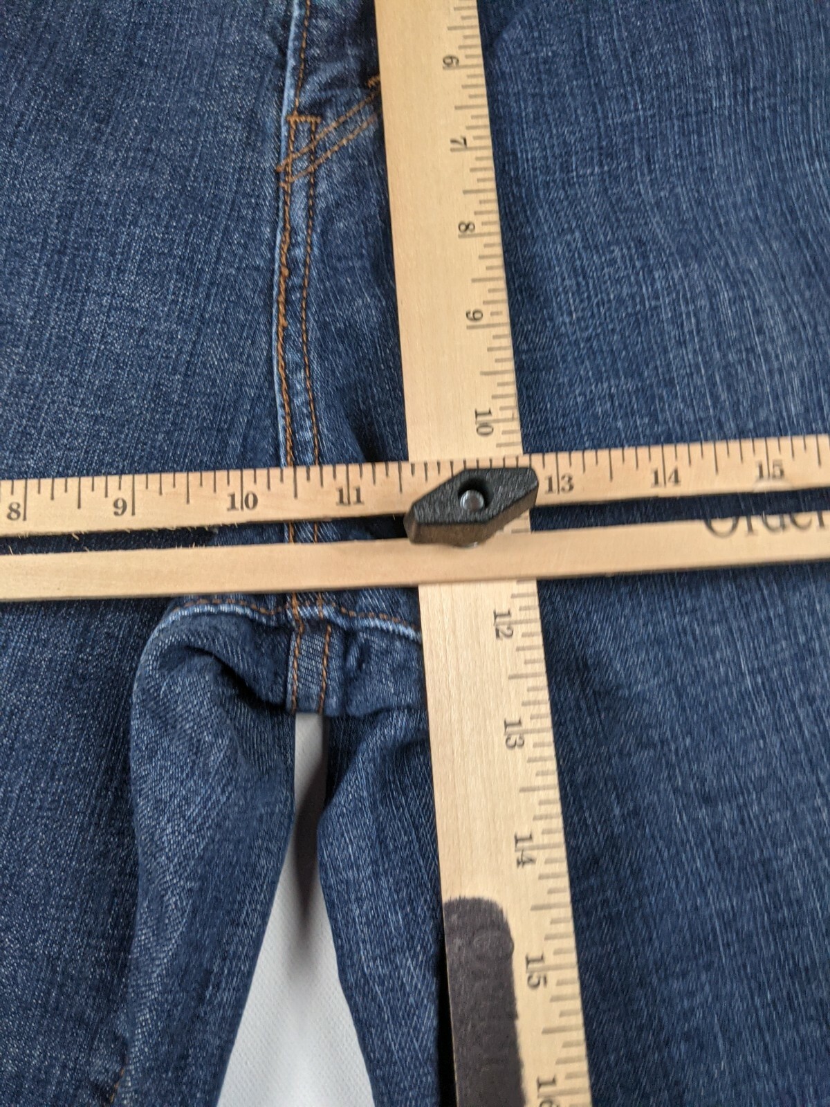Blue Denim High Rise Curvy Bootcut 