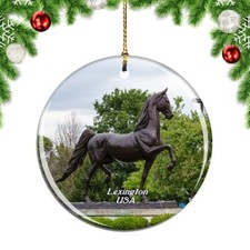 USA America Kentucky Horse Park Lexingto Christmas ornament city travel souvenir