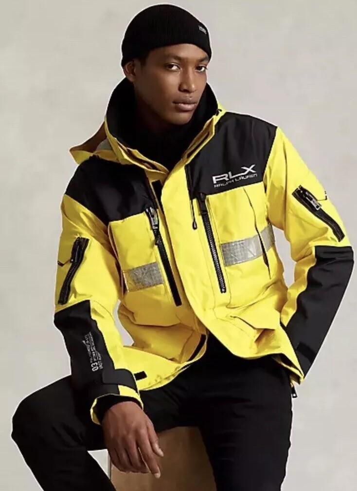 POLO RALPH LAUREN RLX TECH PATTERSON WATER REPELLENT SAILING JACKET LARG RRP£899 image 2