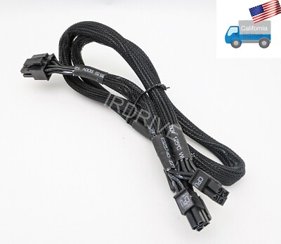 Fully Modular Sleeved 4+4pin CPU Cable Set for PowerSpec  PSX850GFM PSU