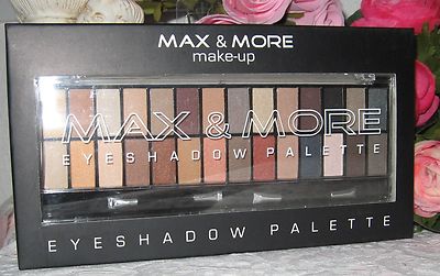 MAX & MORE Nude/Brown Eyeshadow Palette 28 colors eyeshadow new