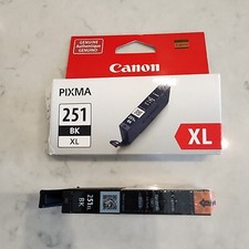 OPEN BOX Canon Pixma CLI-251XL Black High Yield Sealed Printer Ink Cartridge OEM
