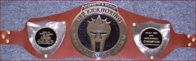 MMA IKF Classic 2008 Classic Belt Boxing Wrestling Championship Belt