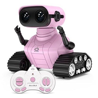 Roboter Spielzeug, Wiederaufladbare Kinder RC Roboter für Mädchen & Jungen, Fernbedienung