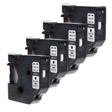 Black on White Label Tape For Dymo LabelManager 100 120P 150 420P 450D A40913