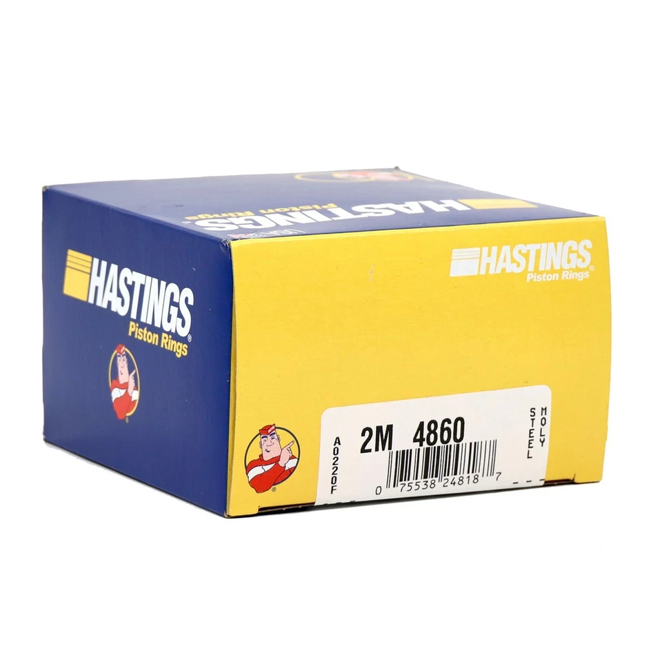 Hastings 2M4860 Ring Set LQ4 LQ9 6.0L 1999-2006 Stock Size Bore Piston Rings - Image 2 of 4
