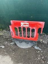 1m Plastic Fence barrier SAFETY Pedestrian Road Site Strong Base £15+vat Each