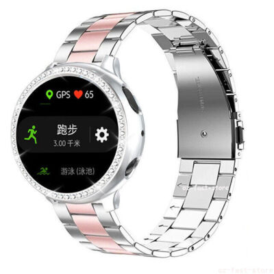 Metal Band Wrist watch Strap +PC Bling Case For Samsung Galaxy Watch 4 5 6 40/44