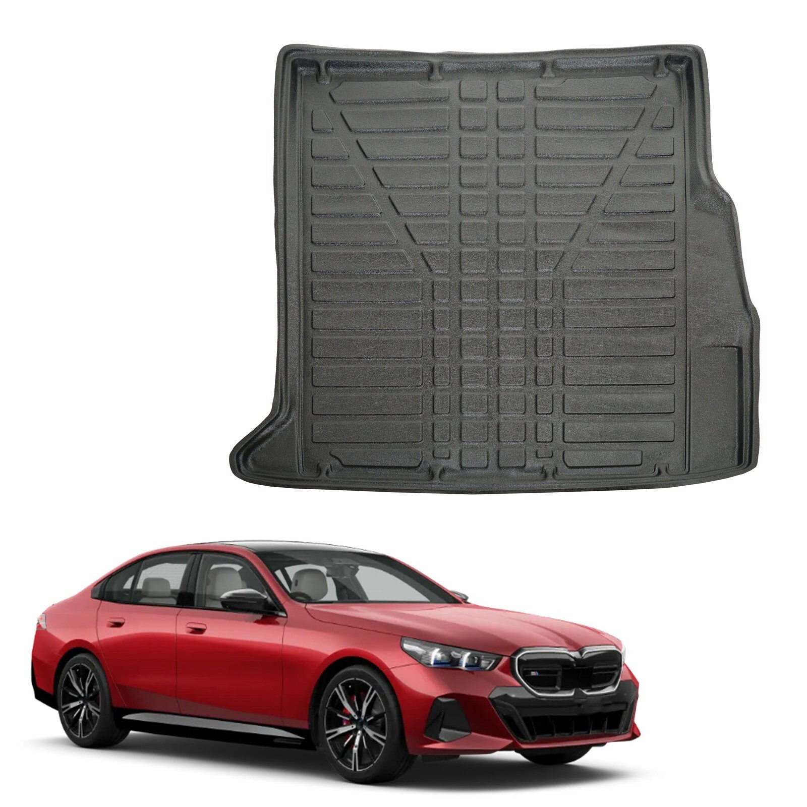Tapis de coffre pour BMW i5 G-60 2023 idéal pour vos voyages et bagages