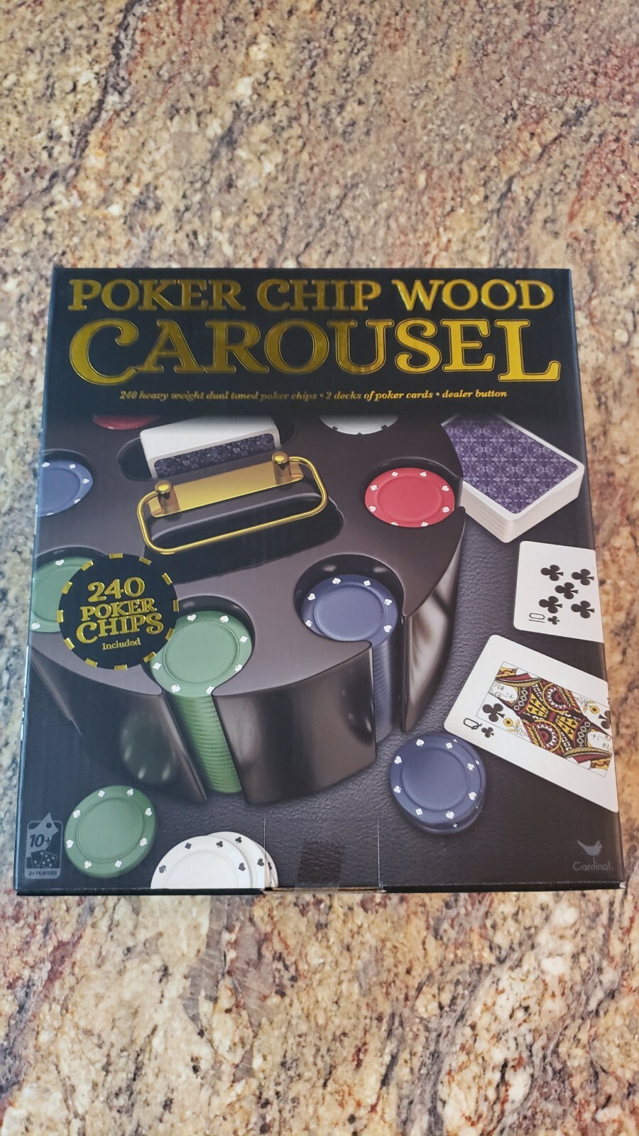 Poker Chip Wood Carousel New eBay