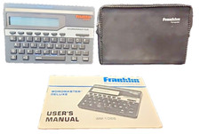 Franklin Computer Wordmaster Deluxe WM1055 Electronic Dictionary T170 
