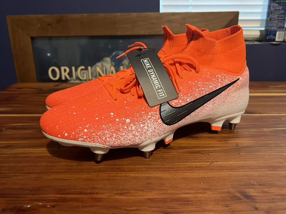 Suyo canta Perseguir Nike Mercurial Superfly Elite SG Pro Orange Soccer Cleats AH7421-802 Sz  12.5 | eBay